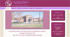 Desktop Screenshot of courtlandmanor.com